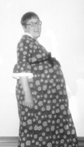 Oregon 1972, my mother pregnant with twins